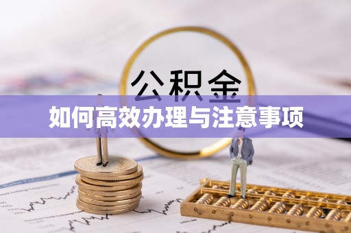 永康如何高效办理与注意事项