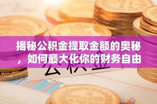 永康揭秘公积金提取金额的奥秘，如何最大化你的财务自由
