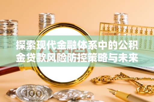 永康探索现代金融体系中的公积金贷款风险防控策略与未来发展趋势