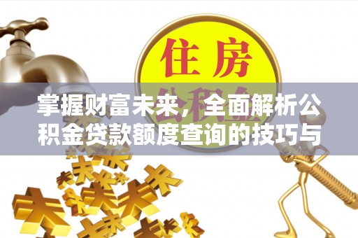 永康掌握财富未来，全面解析公积金贷款额度查询的技巧与策略