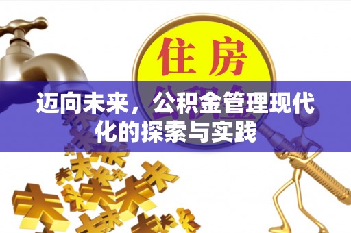 永康迈向未来，公积金管理现代化的探索与实践