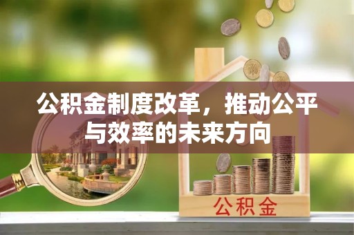 永康公积金制度改革，推动公平与效率的未来方向