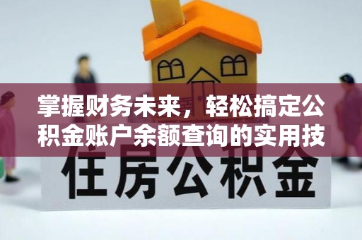 永康掌握财务未来，轻松搞定公积金账户余额查询的实用技巧