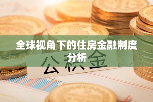 永康全球视角下的住房金融制度分析