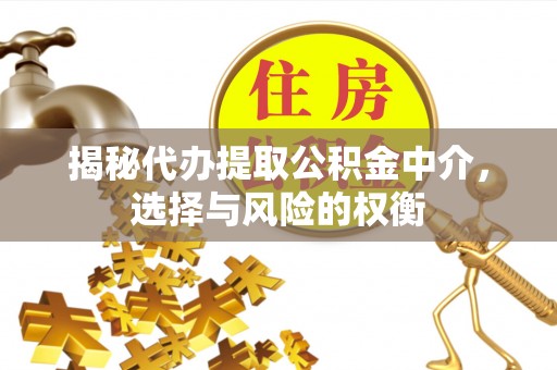 永康揭秘代办提取公积金中介，选择与风险的权衡