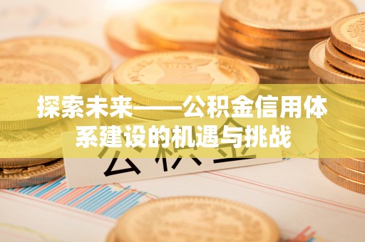 永康探索未来——公积金信用体系建设的机遇与挑战