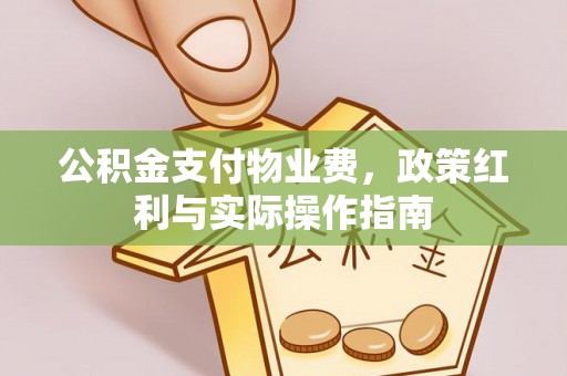 永康公积金支付物业费，政策红利与实际操作指南