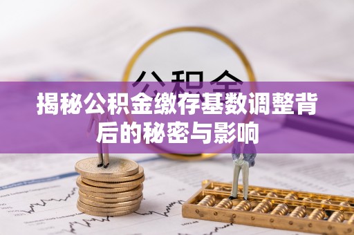 永康揭秘公积金缴存基数调整背后的秘密与影响