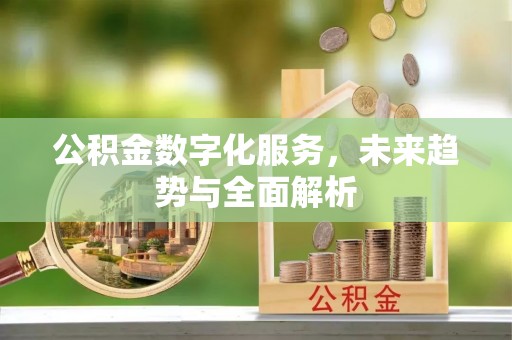 永康公积金数字化服务，未来趋势与全面解析